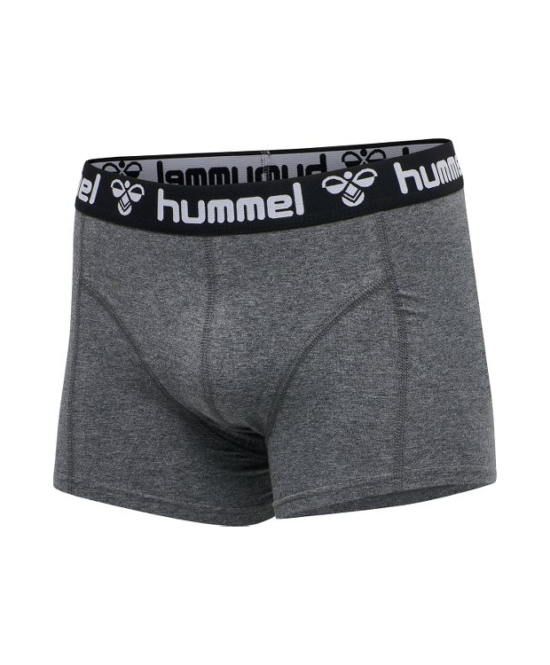 Hummel Mars boxershorts 2-pak sort og mørkegrå til herre – OUTLET billede 2