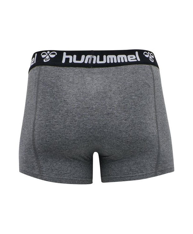 Hummel Mars boxershorts 2-pak sort og mørkegrå til herre – OUTLET billede 3