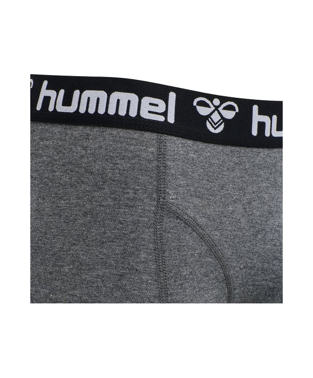 Hummel Mars boxershorts 2-pak sort og mørkegrå til herre – OUTLET billede 5