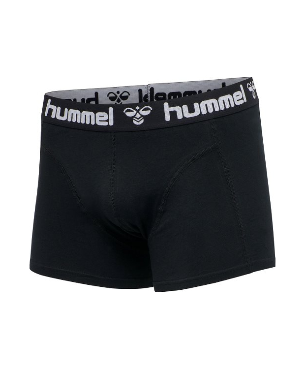 Hummel Mars boxershorts 2-pak sort og mørkegrå til herre – OUTLET billede 6