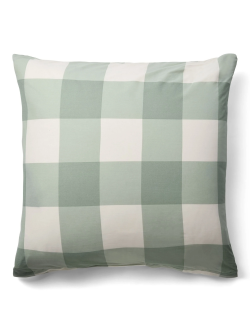 Nordstrand Home pudebetræk 60x63 cm i grøn med store tern