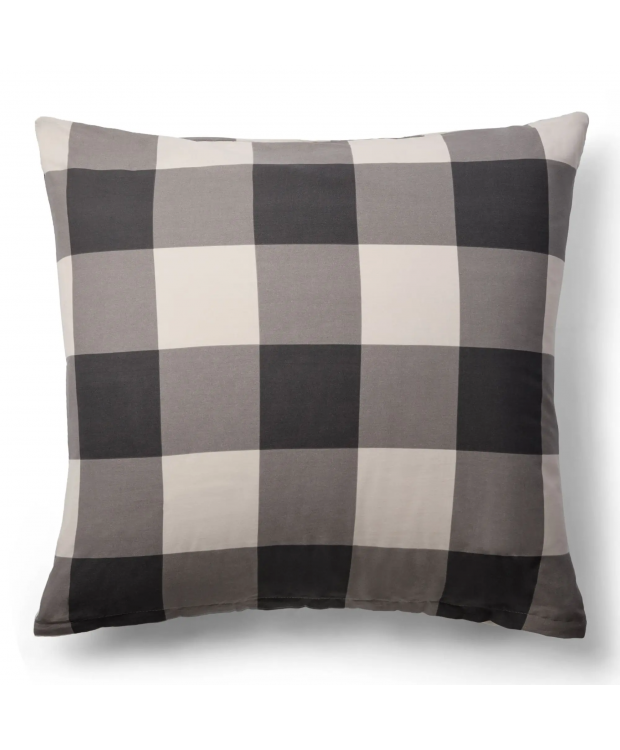 Nordstrand Home pudebetræk 60x63 cm i grå med tern billede 1
