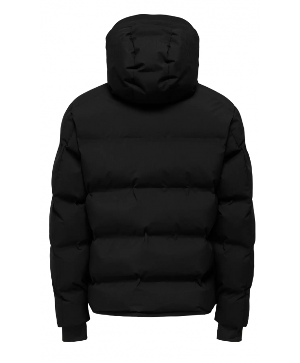 ONLY & SONS pufferjakke i sort til herre billede 2