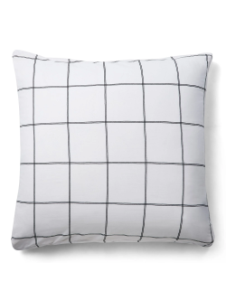 Nordstrand Home pudebetræk 60x63 cm i hvid med sorte tern
