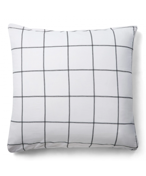 Nordstrand Home pudebetræk 60x63 cm i hvid med sorte tern billede 1