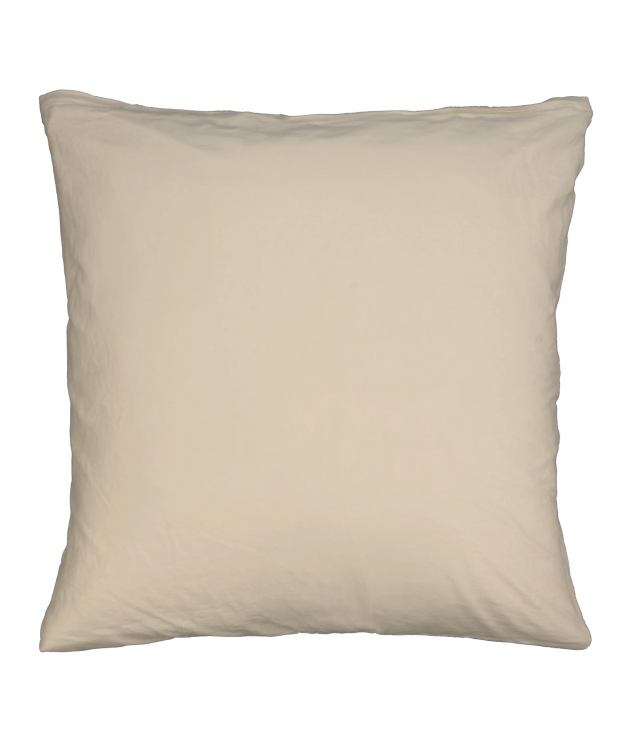 Pudebetræk 60x63 cm - Stonewashed - Firm sand - Nordstrand Home billede 1