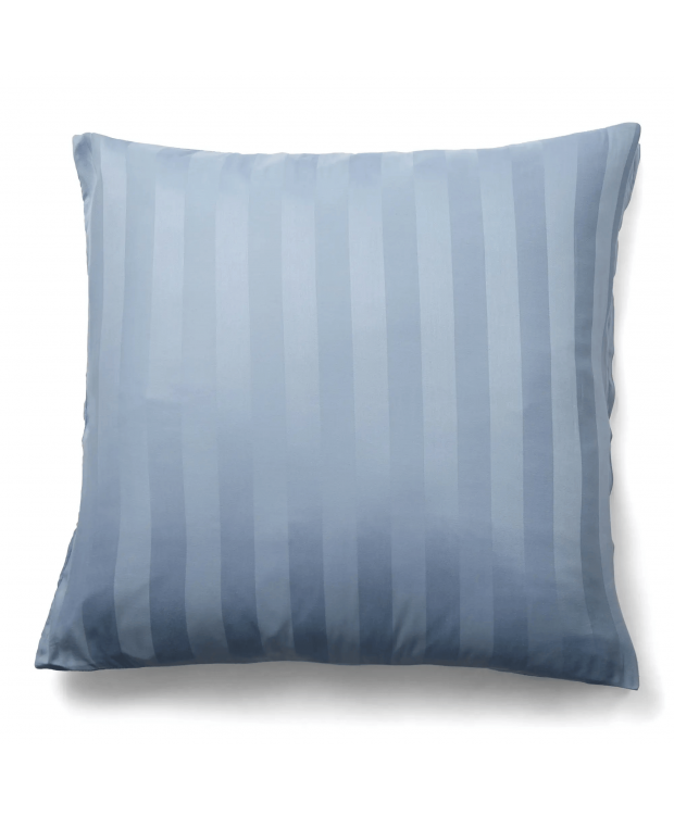 Nordstrand Home bambuspudebetræk 60x63 cm i blå med striber billede 1