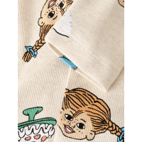 Name It Pippi Langstrømpe-leggings i beige til piger