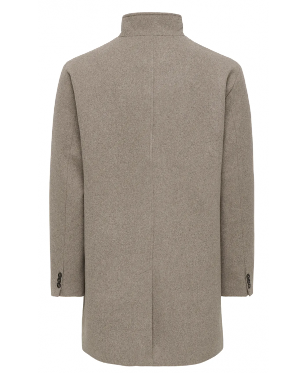 ONLY & SONS Charles Wool Frakke til herre i beige billede 2