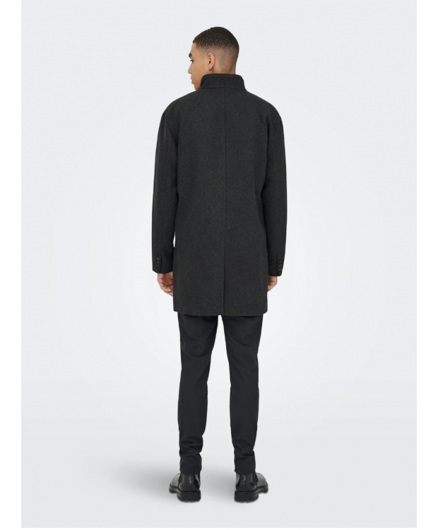 ONLY & SONS Charles Wool Frakke til herre i sort billede 4