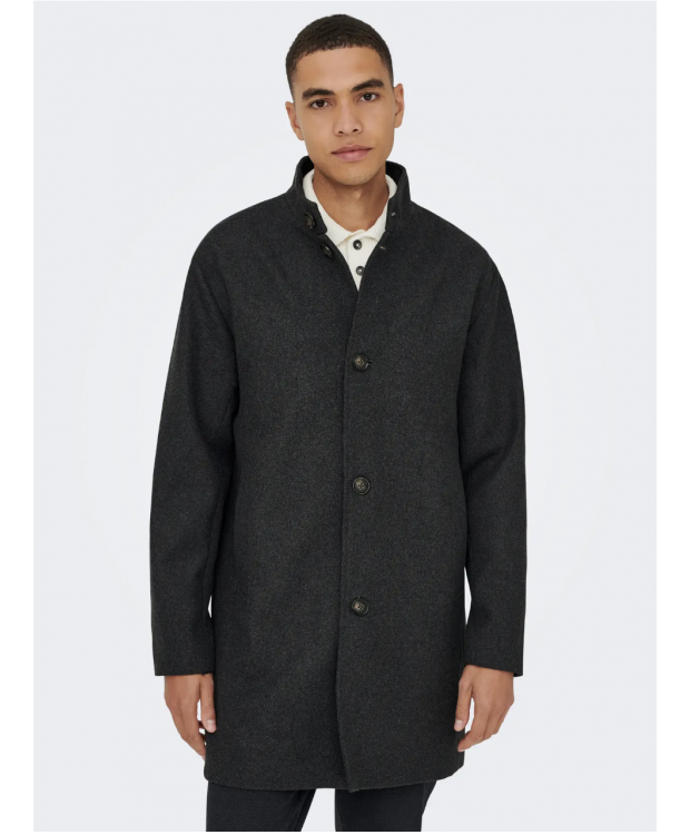 ONLY & SONS Charles Wool Frakke til herre i sort billede 6