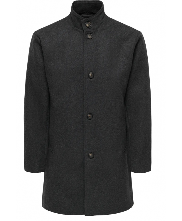 ONLY & SONS Charles Wool Frakke til herre i sort billede 1