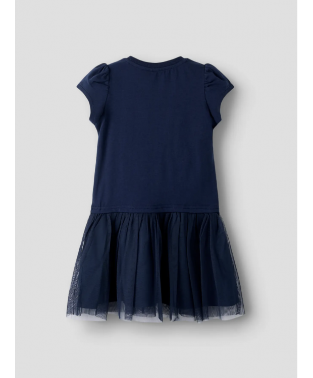 Name It Frost T-shirt-kjole i navy til piger billede 3
