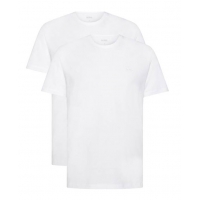 BOSS 2-pak rib-T-shirts med rund hals i hvid til herre