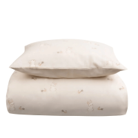 Nordstrand Home junior-sengesæt 100x140 cm i beige med kaniner