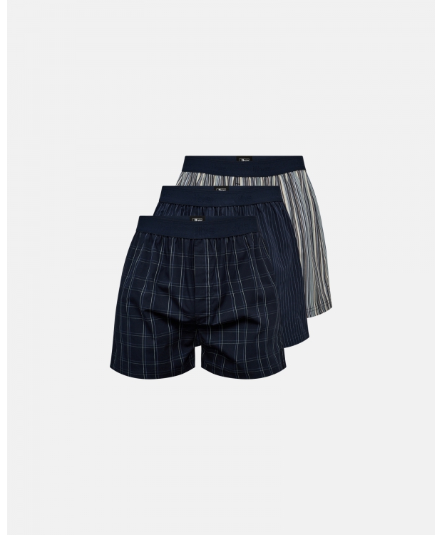 JBS 3-pak bomuldsboksershorts i multifarver til herre billede 2