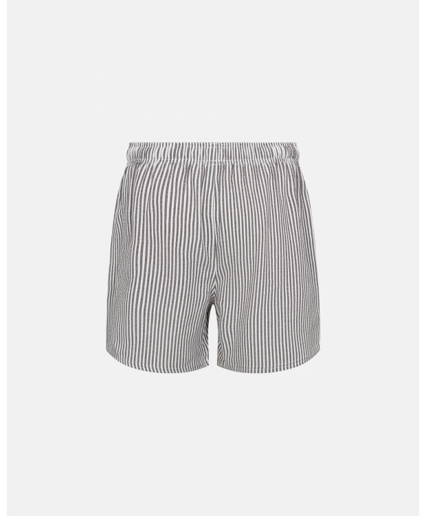 JBS badeshorts i hvid med brungrå striber til herre billede 3