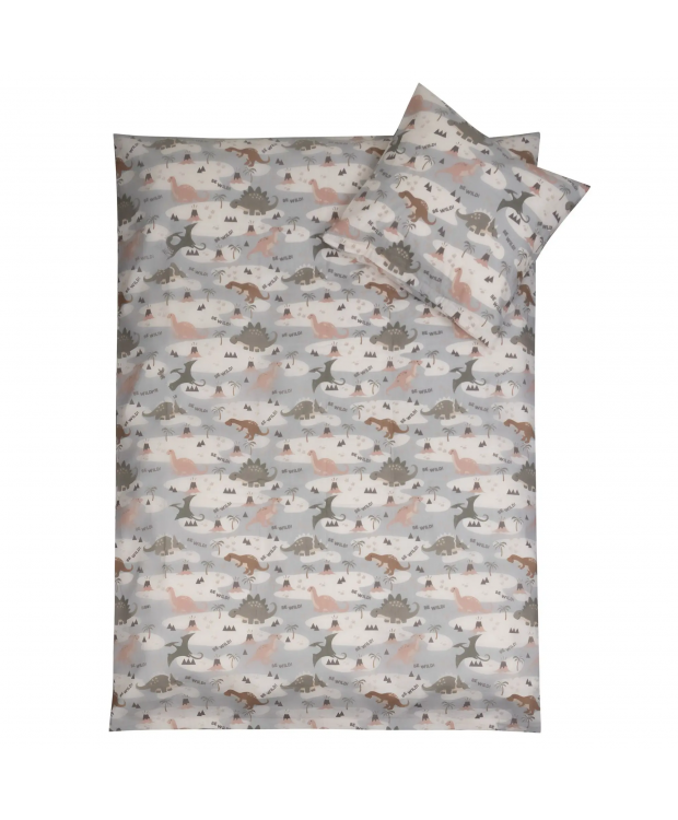 Nordstrand Home baby-sengesæt 70x100 cm med dinosaurer billede 1