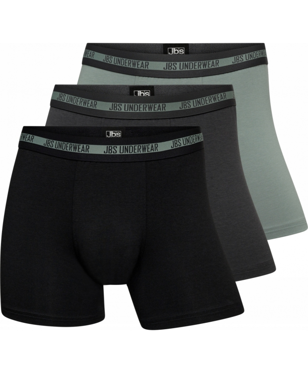 JBS 3-pak bambus underbukser/boxershorts multifarvet til herre. billede 1