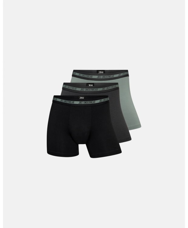 JBS 3-pak bambus underbukser/boxershorts multifarvet til herre. billede 5