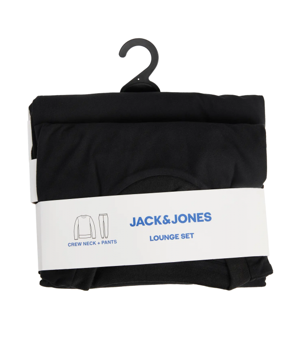 JACK & JONES loungesæt med sweatshirt og sweatpants i sort til herre billede 8
