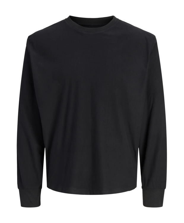 JACK & JONES loungesæt med sweatshirt og sweatpants i sort til herre billede 4