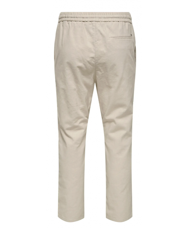 ONLY & SONS cropped bukser i beige til herre billede 2