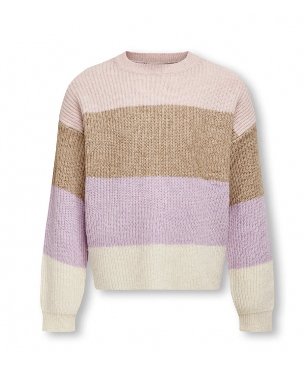 KIDS ONLY strikpullover i multifarver til piger billede 2