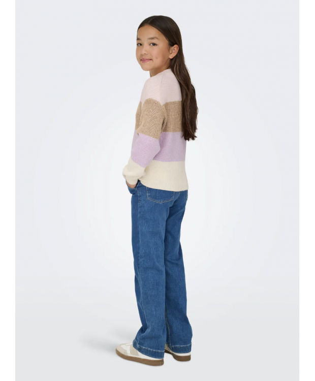 KIDS ONLY strikpullover i multifarver til piger billede 5