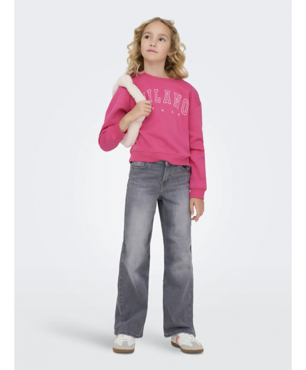 KIDS ONLY langærmet sweatshirt i lyserød til piger billede 1