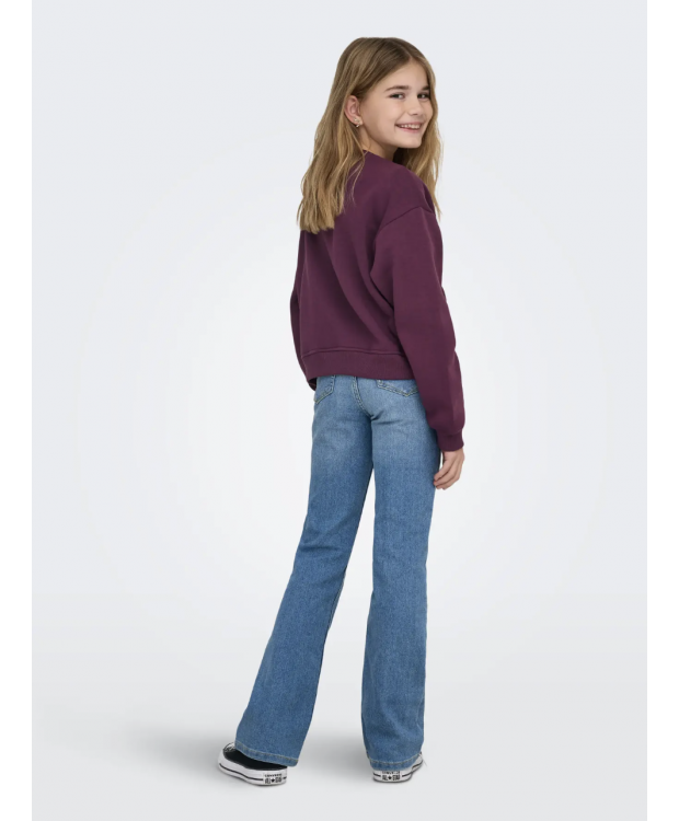 KIDS ONLY langærmet sweatshirt i lilla til piger billede 3