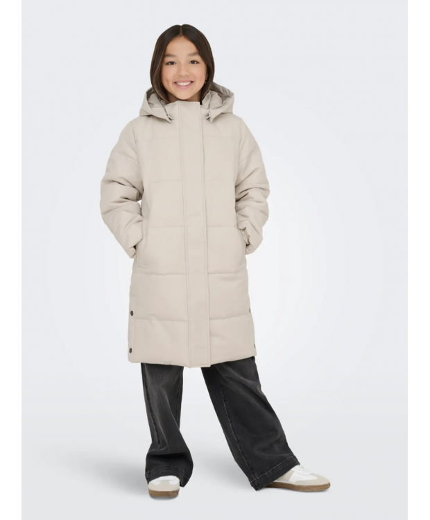 KIDS ONLY pufferfrakke i beige til piger billede 1