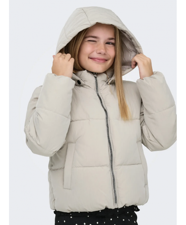 KIDS ONLY kort pufferjakke i beige til piger billede 2
