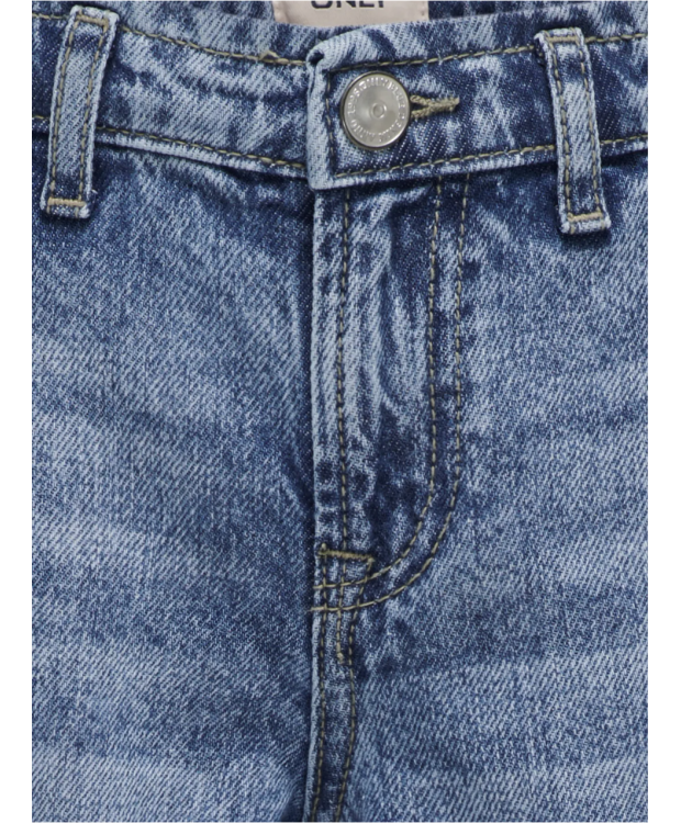 KIDS ONLY wide-leg-jeans i blå denim til piger billede 4