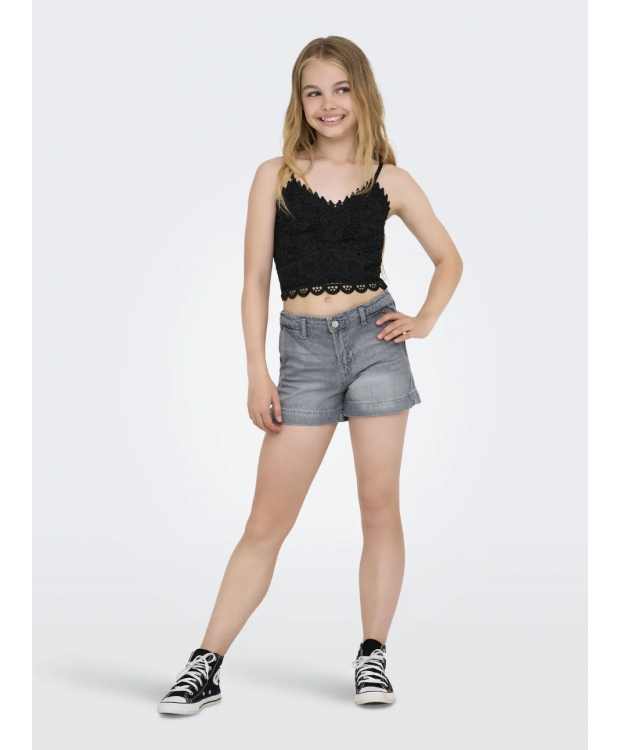 KIDS ONLY denim shorts i grå til piger billede 1