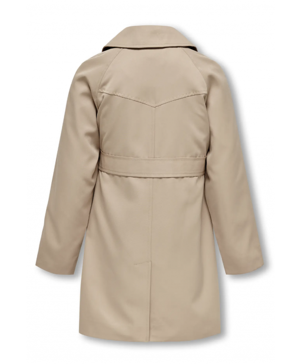 KIDS ONLY lang trenchcoat i beige til piger billede 2