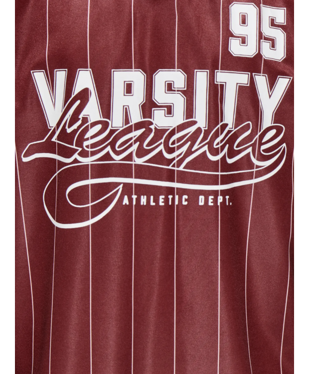 KIDS ONLY sporty T-shirt med V-hals i Cabernet League til piger billede 4