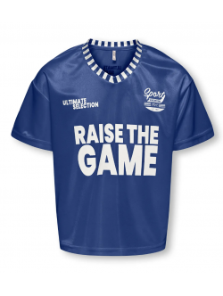 KIDS ONLY sporty T-shirt med V-hals i Surf the Web Game til piger