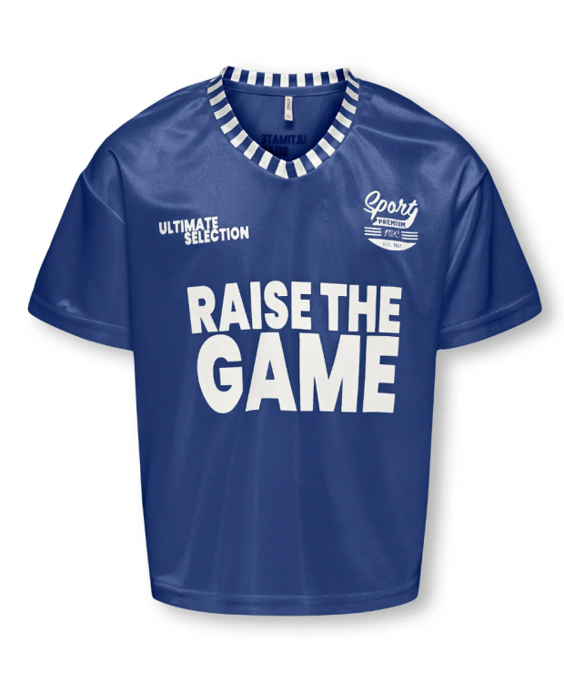 KIDS ONLY sporty T-shirt med V-hals i Surf the Web Game til piger billede 1