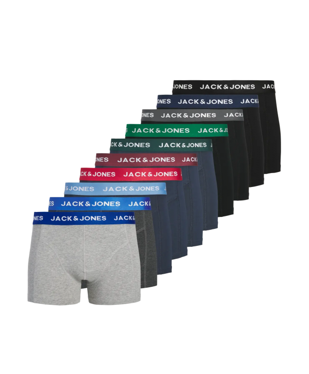 JACK & JONES 10-pak underbukser i multifarver til herre billede 1