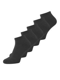 Jack & Jones Dongo 5-pak sort ankelsokker til herre – onesize