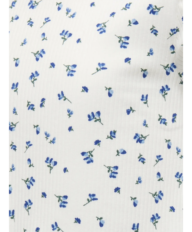 KIDS ONLY top i hvid med blå blomster til piger billede 6