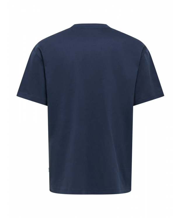 ONLY & SONS relaxed-fit T-shirt i Blue Nights til herre billede 3