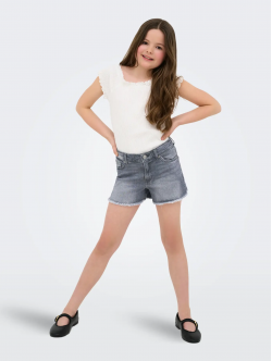 KIDS ONLY denimshorts i grå til piger