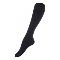 Festival sorte microfiber-knæstrømper 50 denier