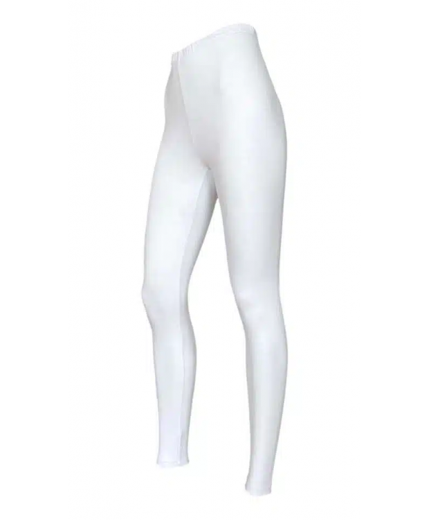 Festival lange bambusleggings i hvid til kvinder billede 1