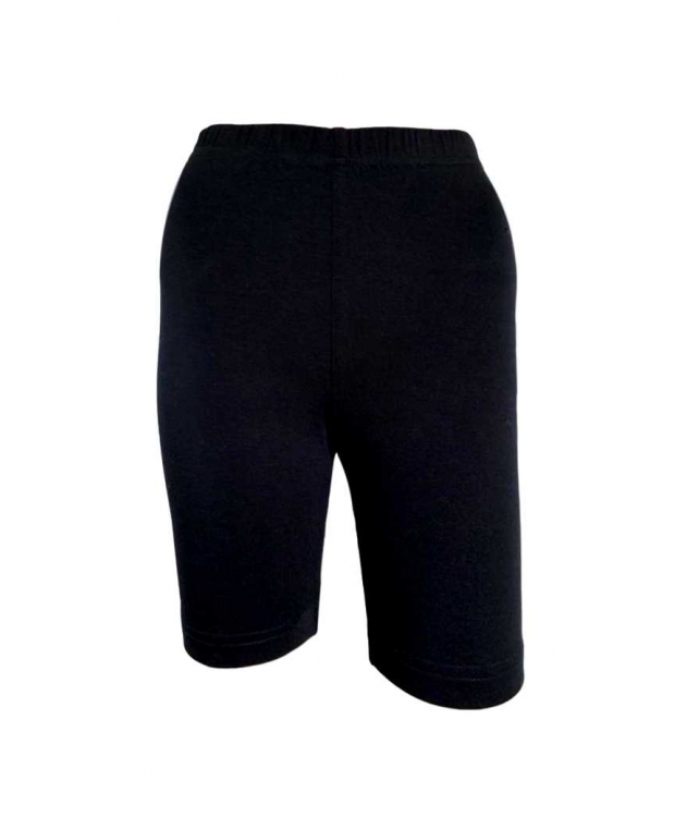 Festival bambusviskose-cykelshorts i sort til kvinder billede 1