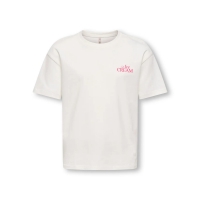KIDS ONLY KOGHELEN T-shirt i hvid Icecream til piger