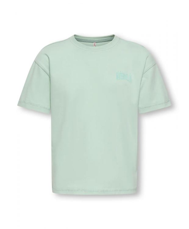 KIDS ONLY KOGHELEN T-shirt i Aqua Foam Watermelon til piger billede 2