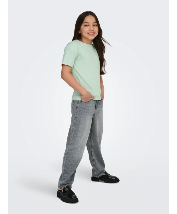 KIDS ONLY KOGHELEN T-shirt i Aqua Foam Watermelon til piger billede 6
